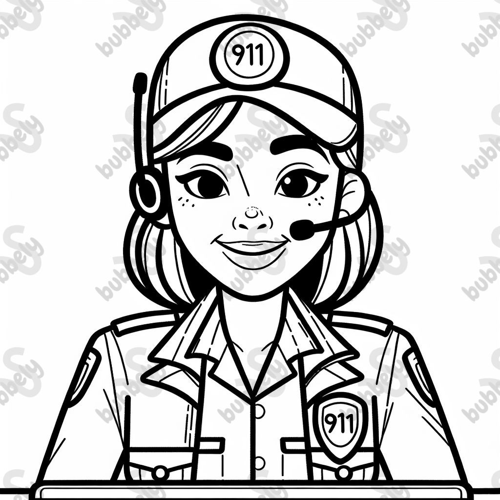 911 DISPATCHER WOMAN SMILING