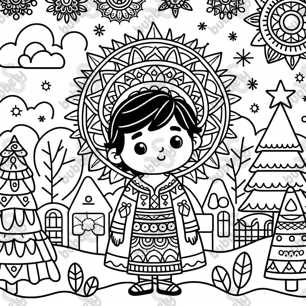 Mandala Christmas Jesus