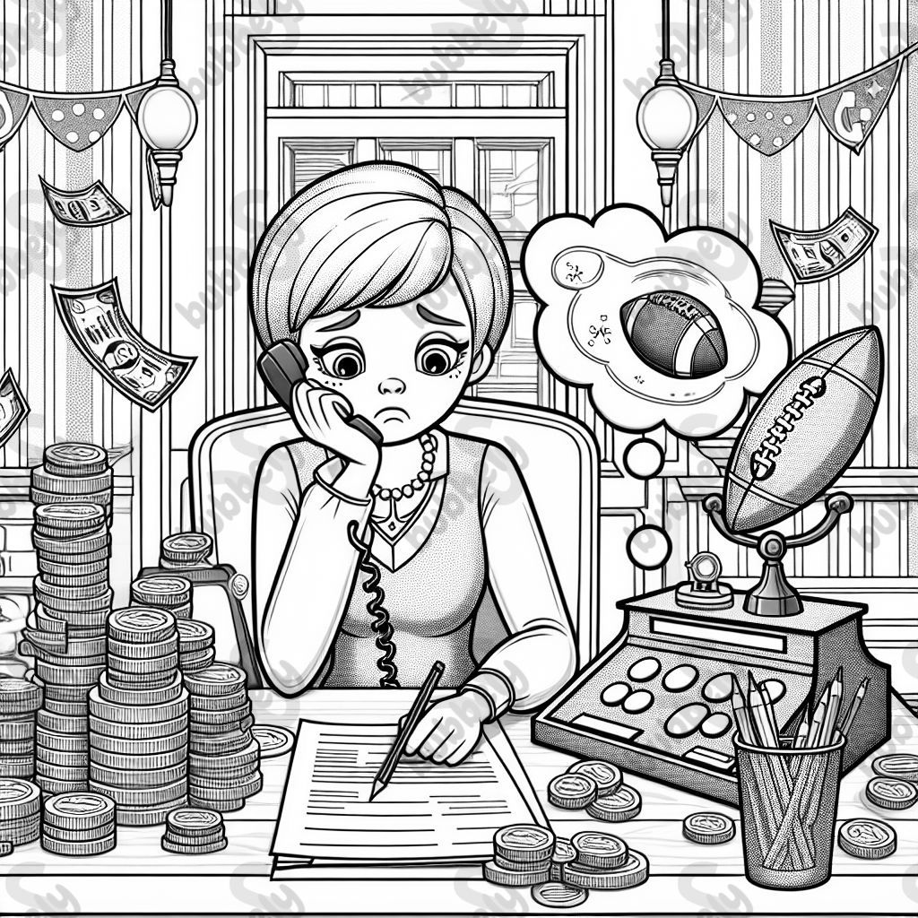 Bank worker that loses at fantasy football 