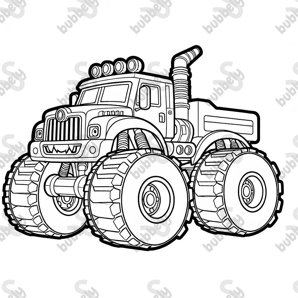Klemmbaustein Monstertruck