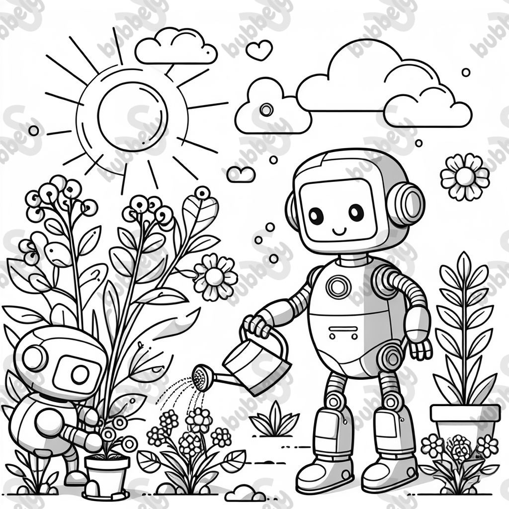 A gardening robot