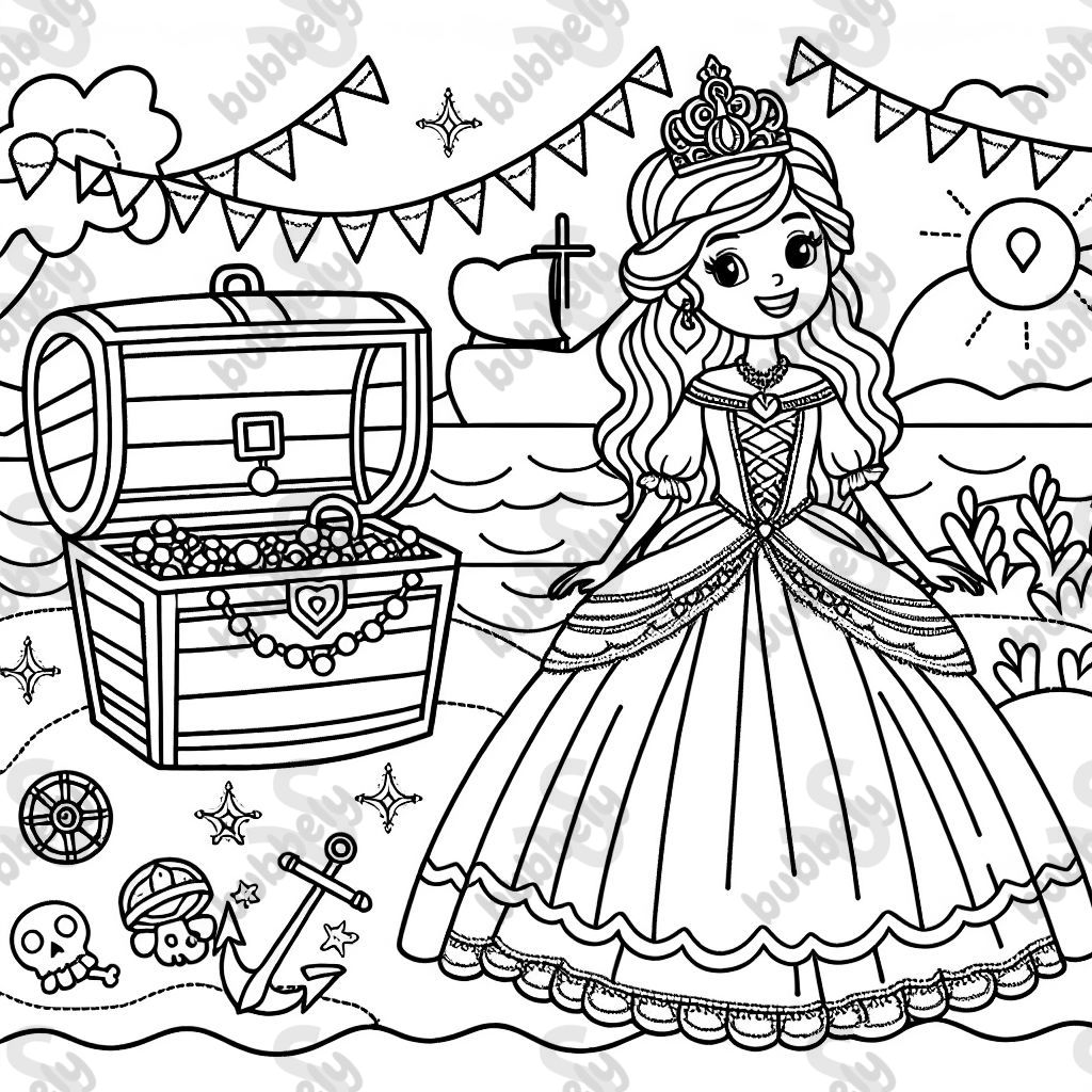 Princess Treasure map 