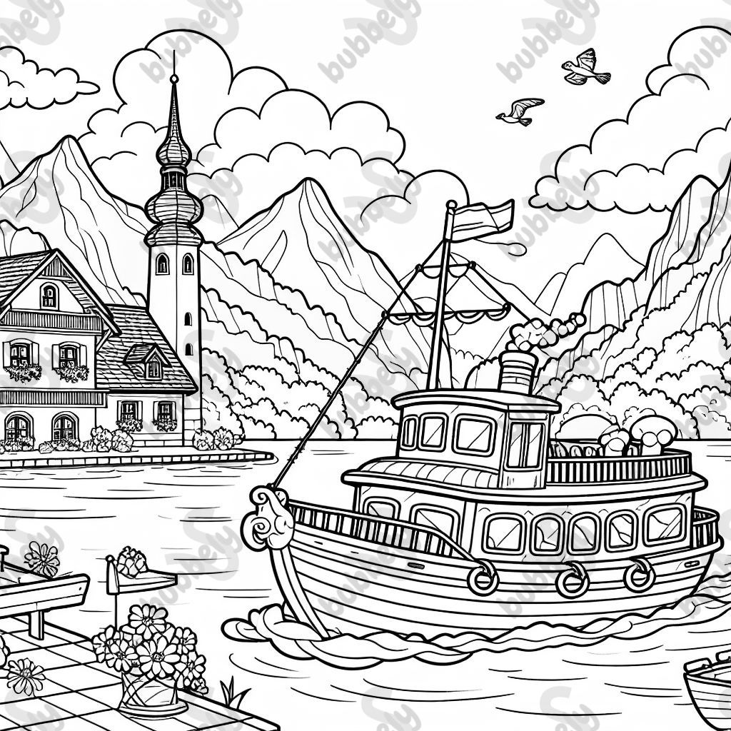 ein Schiff auf dem Chiemsee