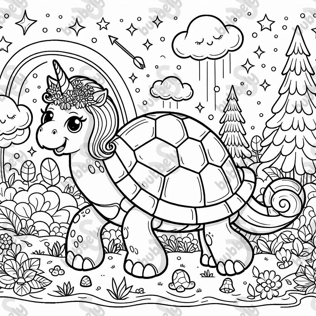 Unicorn turtle
