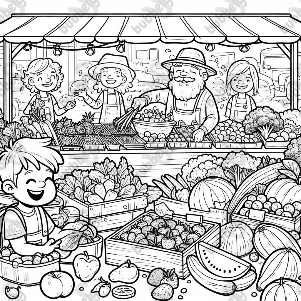 fresh produce from a farmers market