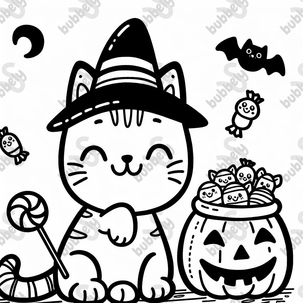 trick or treat cat