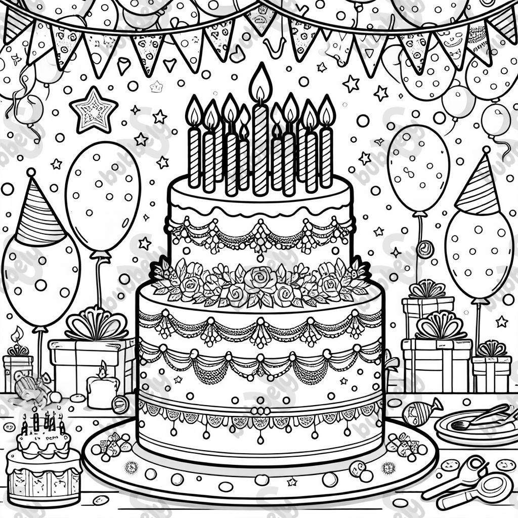 A birthday cake for Cora