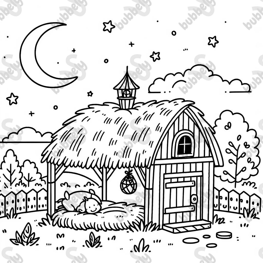 eine Übernachtung im Heuboden