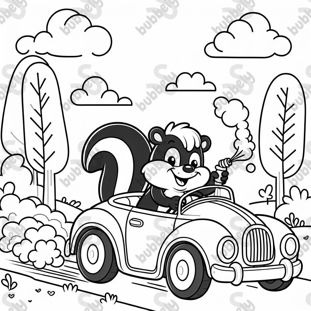 autofahrendes Stinktier