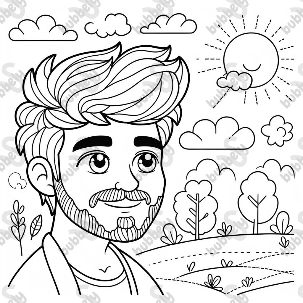 homme avec des cheveux duveteux homme avec des cheveux duveteux