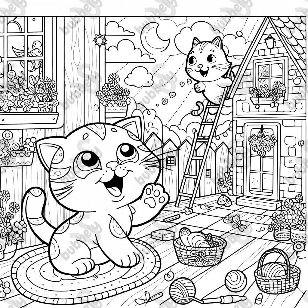 A happy cat A happy cat