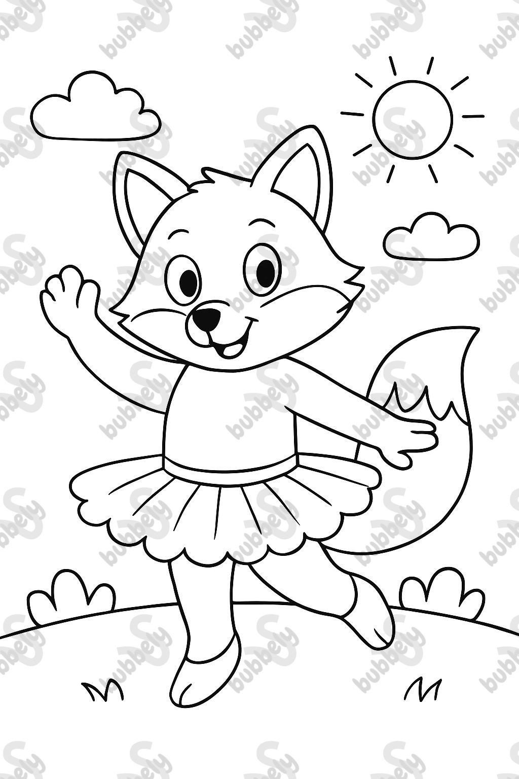 Fox in a tutu Fox in a tutu