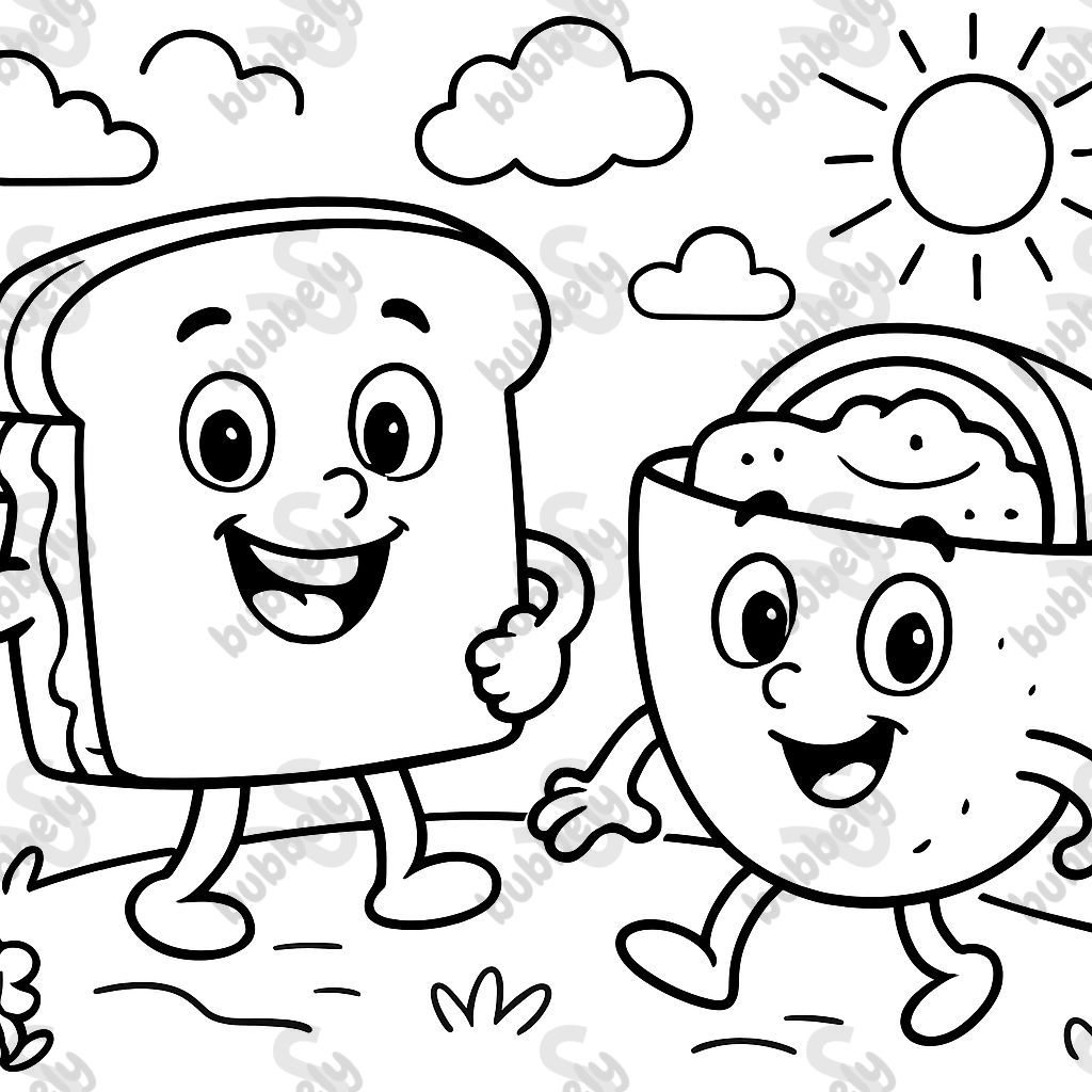 peanut butter and jelly sandwich and pita and hummus sandwich