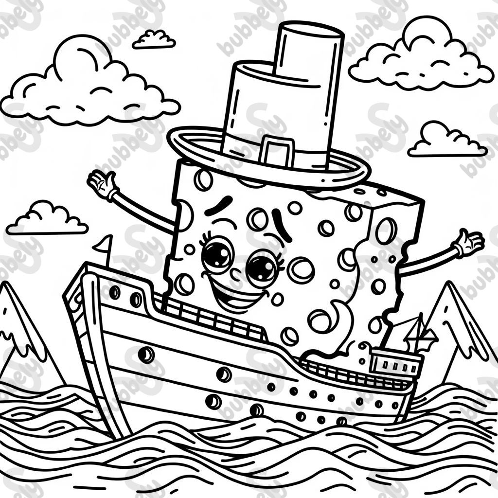 cheese titanic in a hat