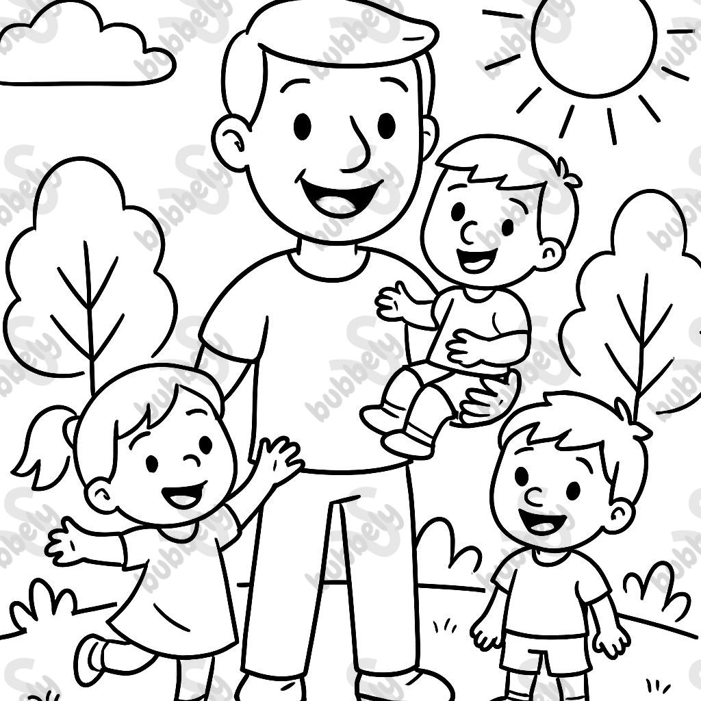 A man who has three children