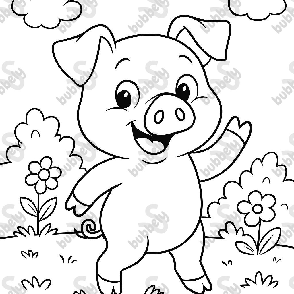 un petit cochon mignon un petit cochon mignon