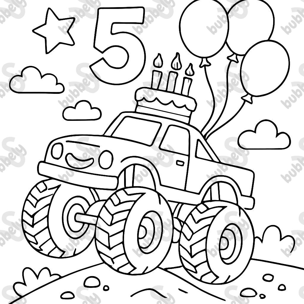 monster truck birthday