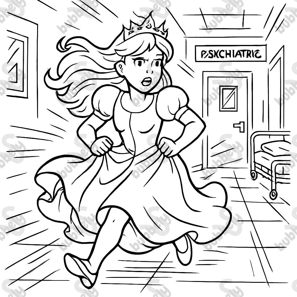 une princesse dans l'hôpital psychiatrique