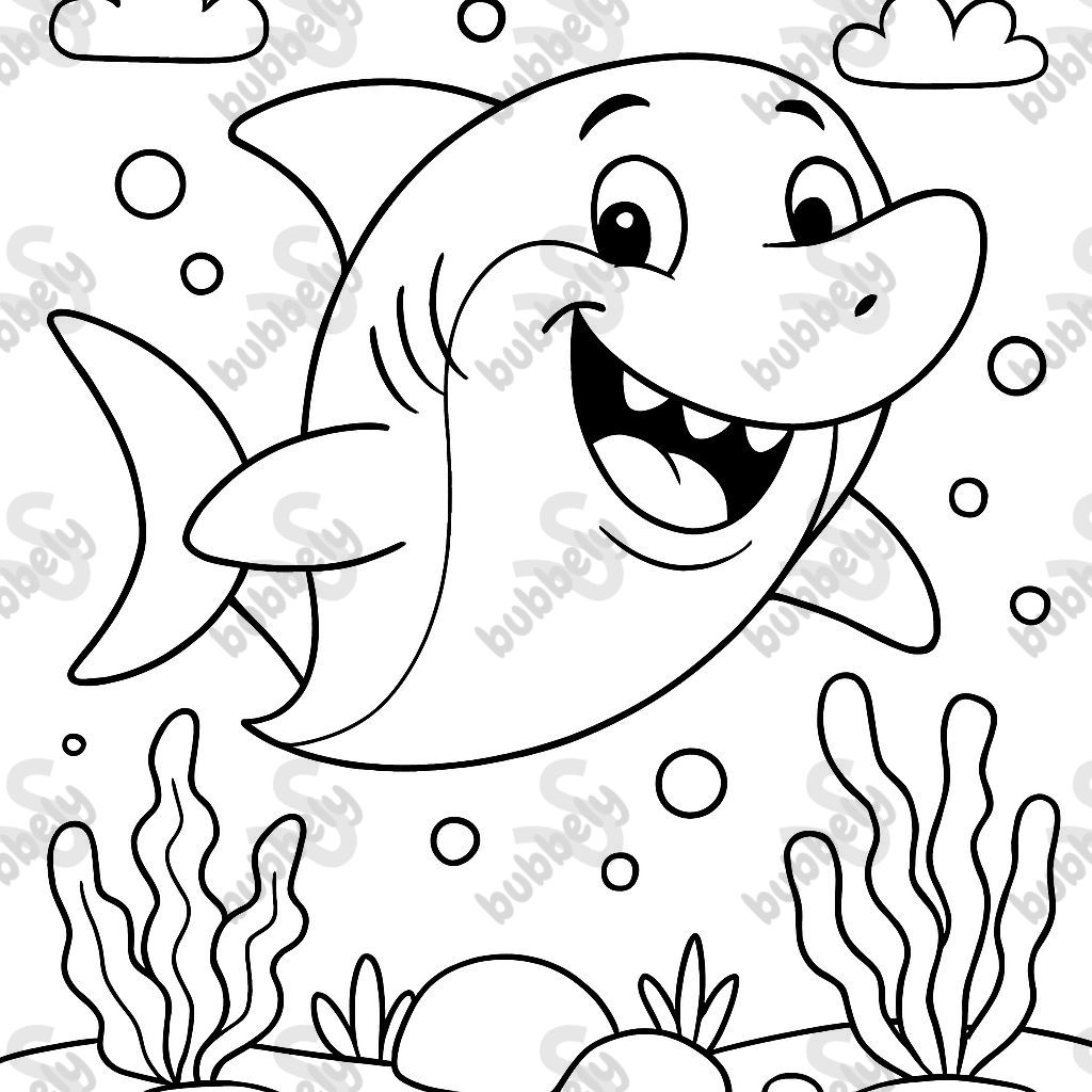 Requin heureux. Requin heureux.