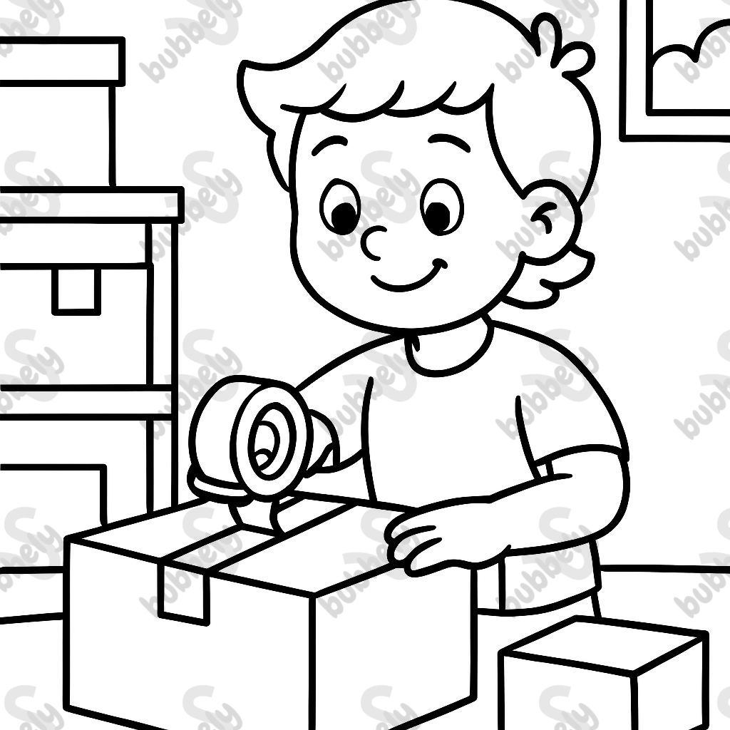 a person who closes packages