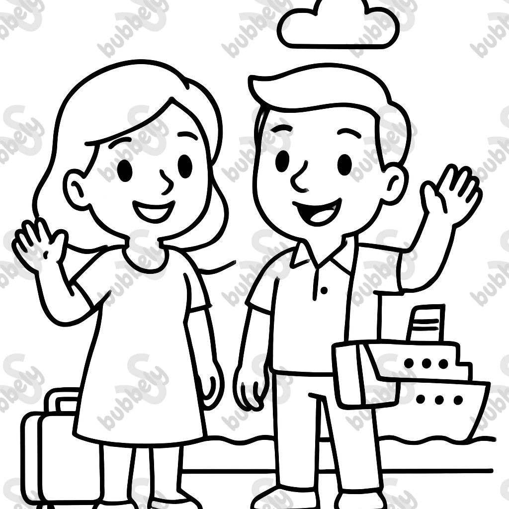 Mom and dad going on a cruise