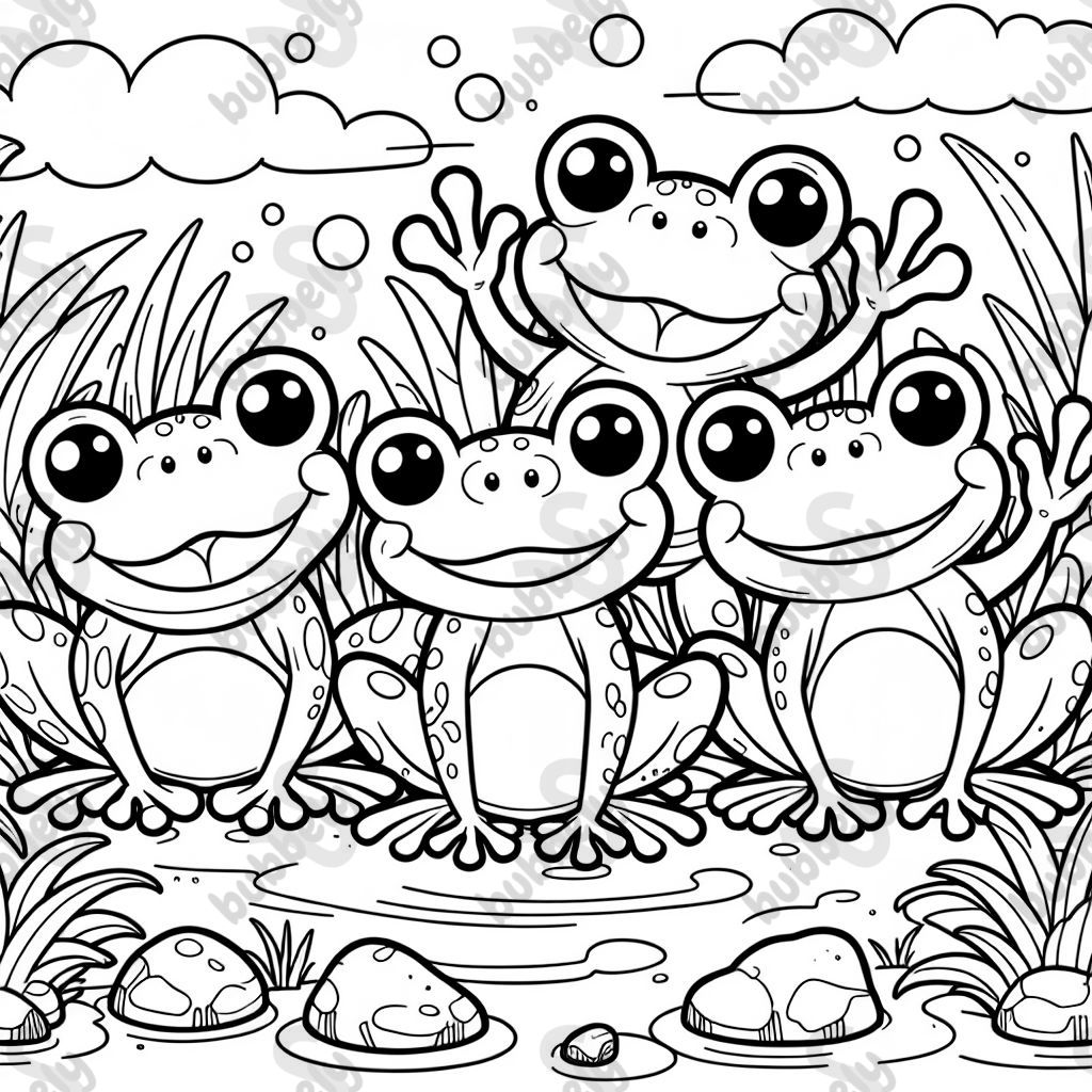 quatre grenouilles quatre grenouilles