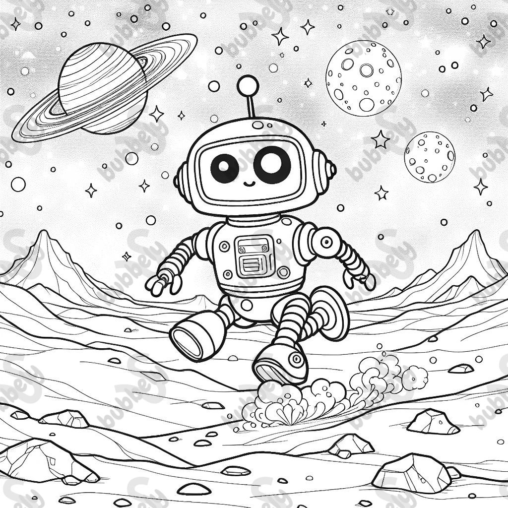 Robot on mars