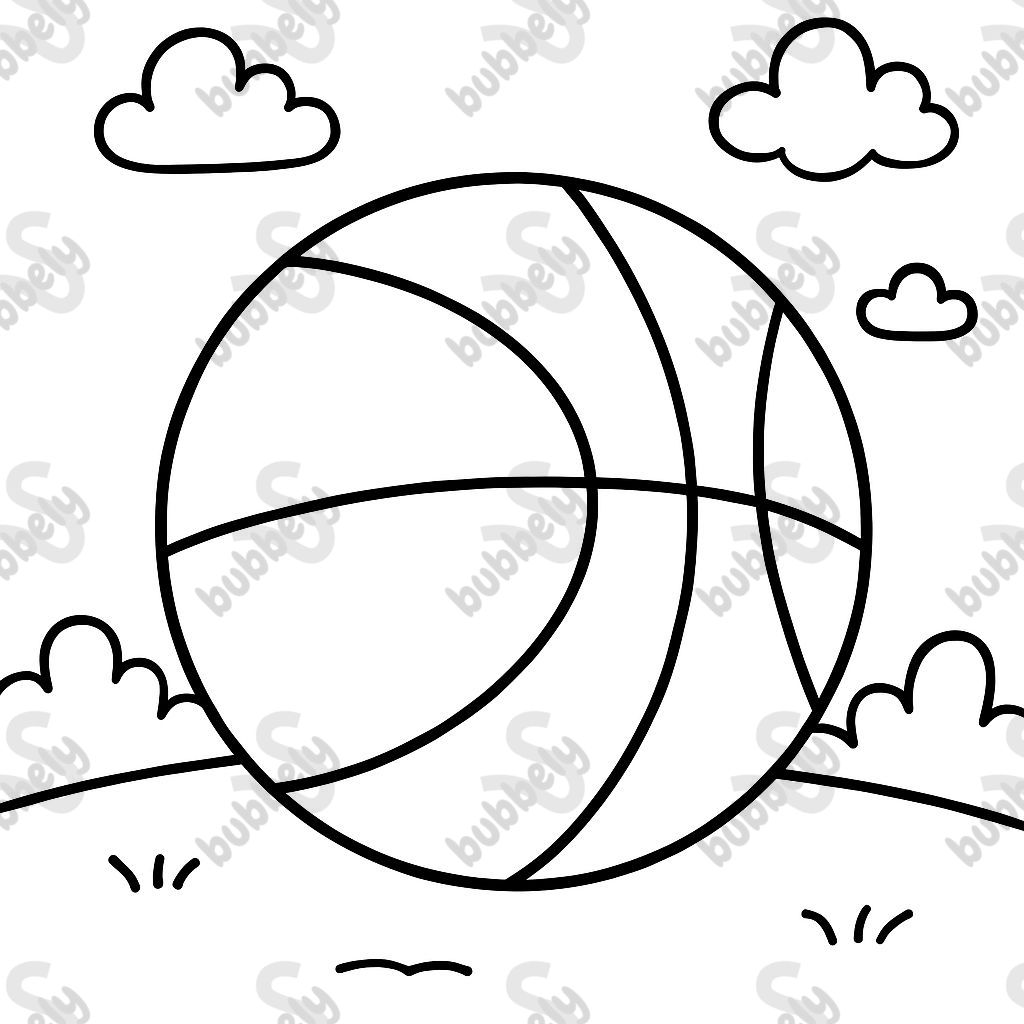 A basketball