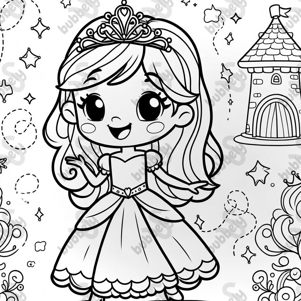 Princesse avec le nom Claire en haut Princesse avec le nom Claire en haut