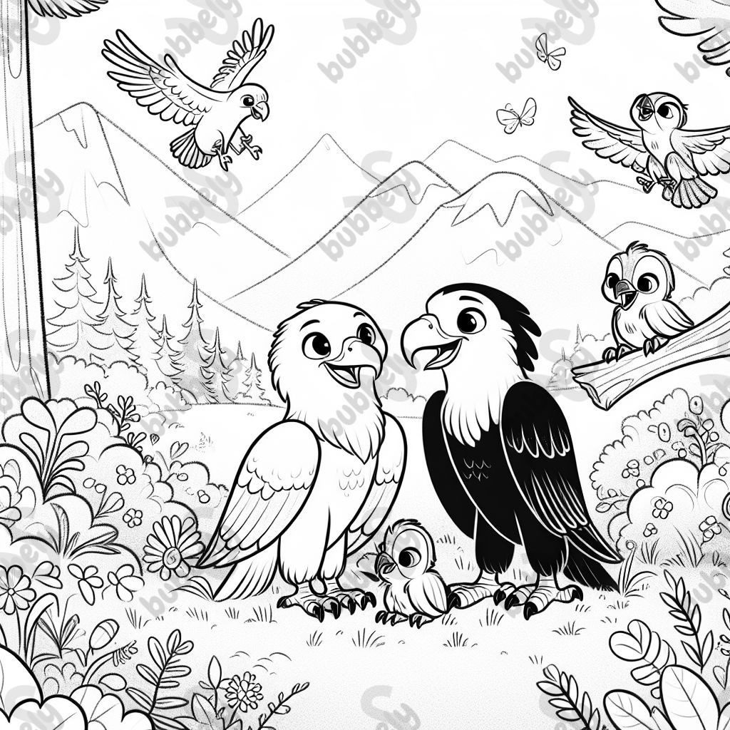 Jackie and Shadow with their two eglits