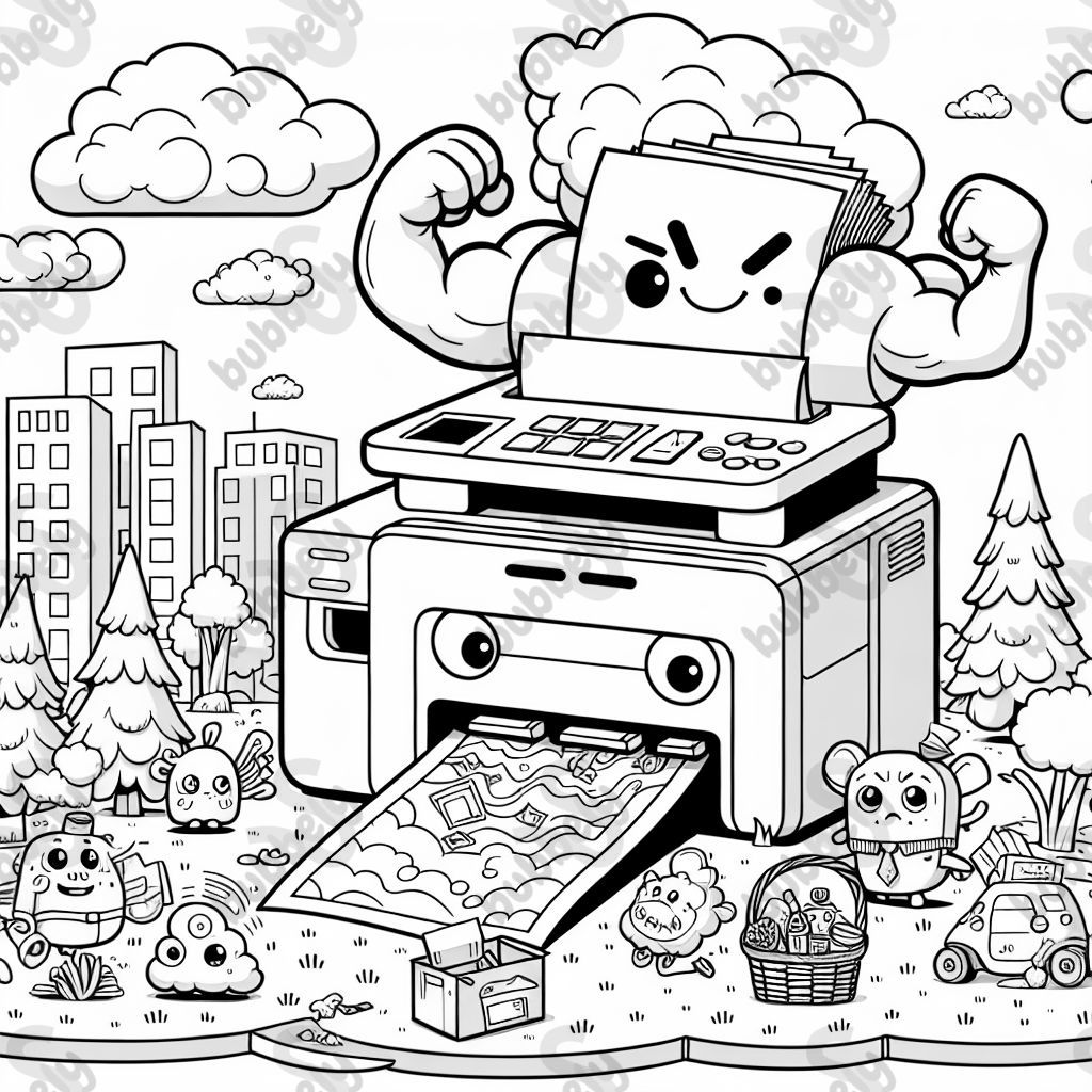 an inkjet printer taking over the world