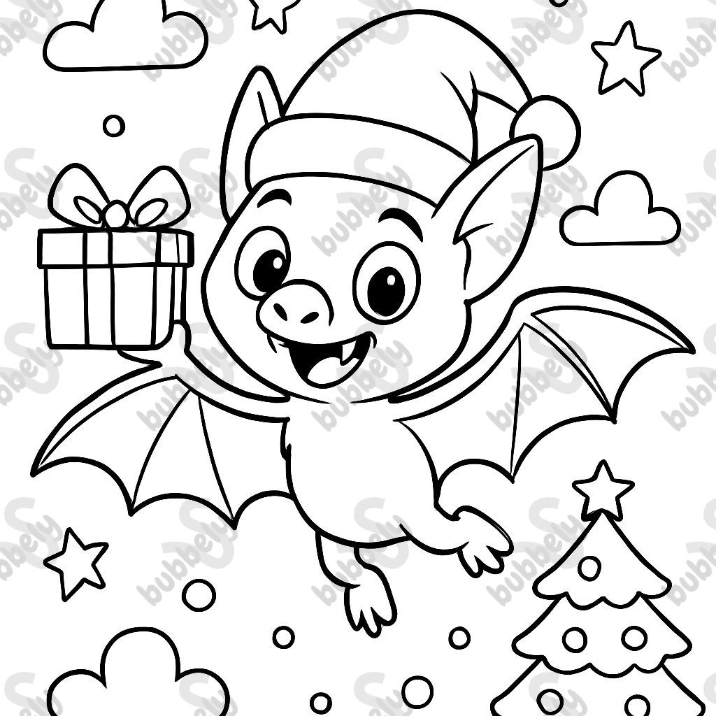 Christmas bat
