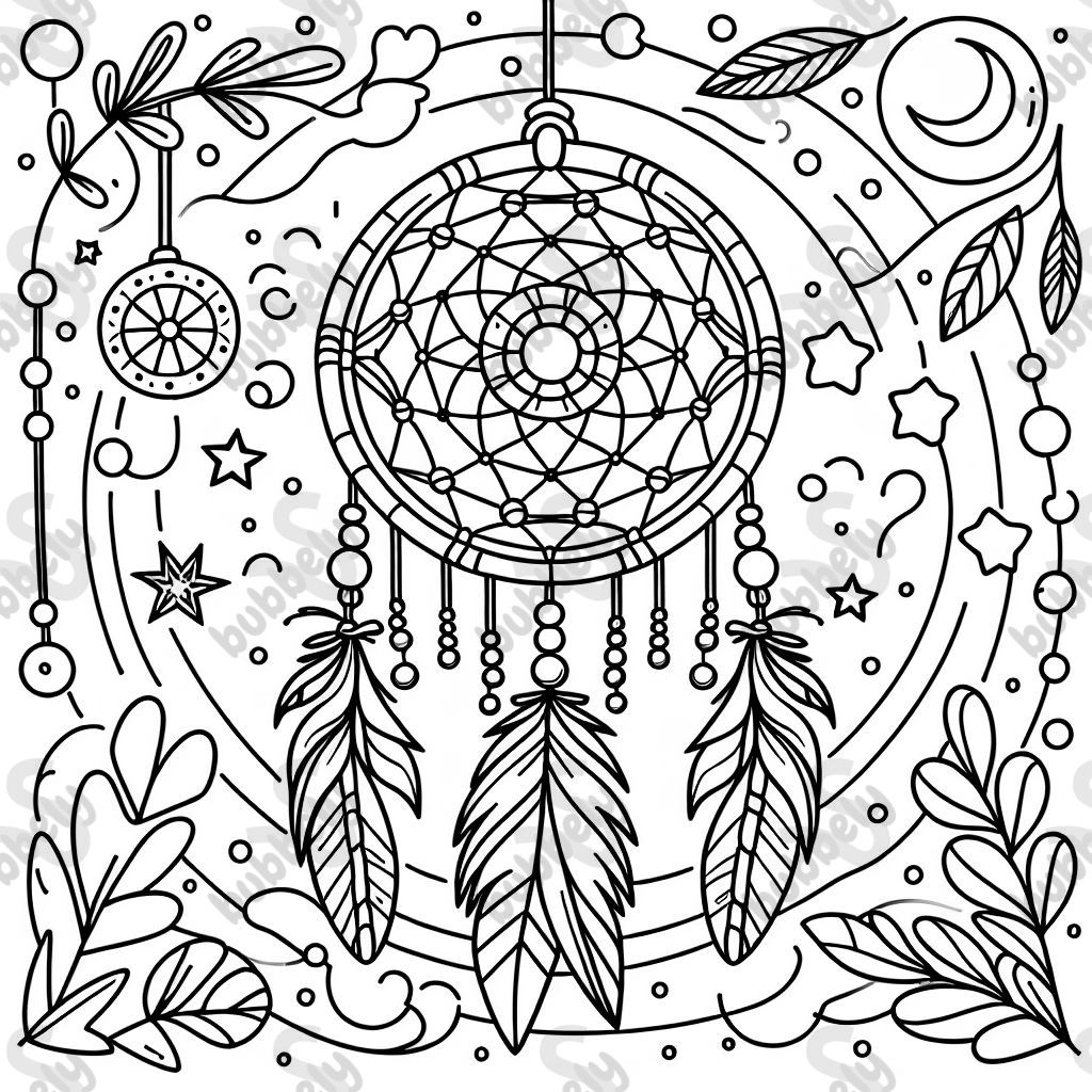 Dreamcatcher with beads