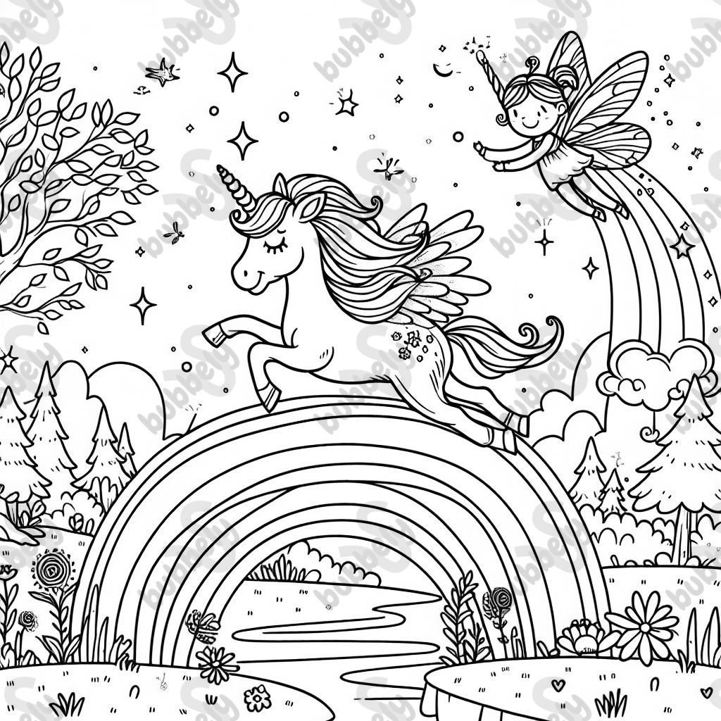 unicorn rainbow fairy