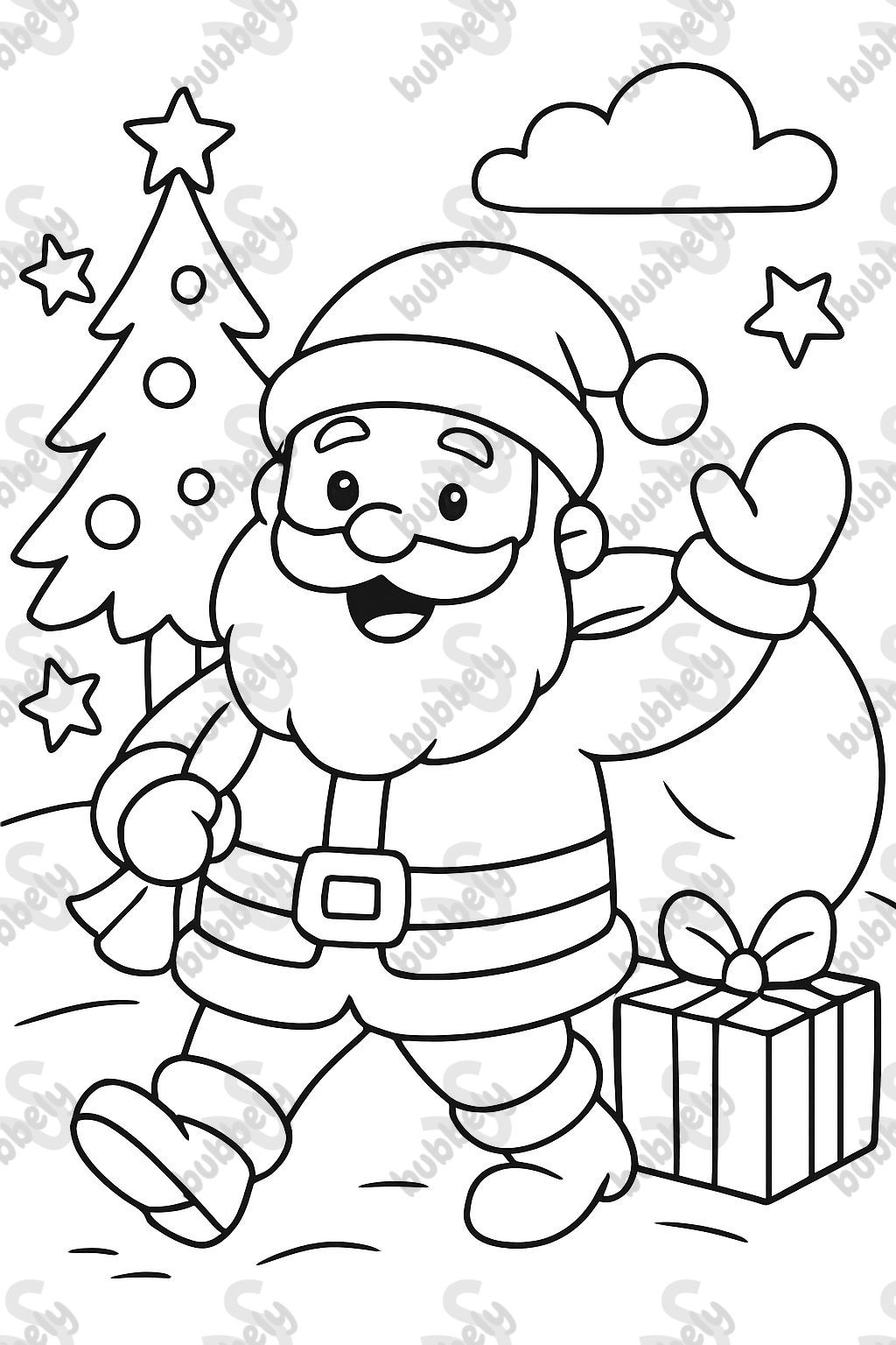 père Noël tournant