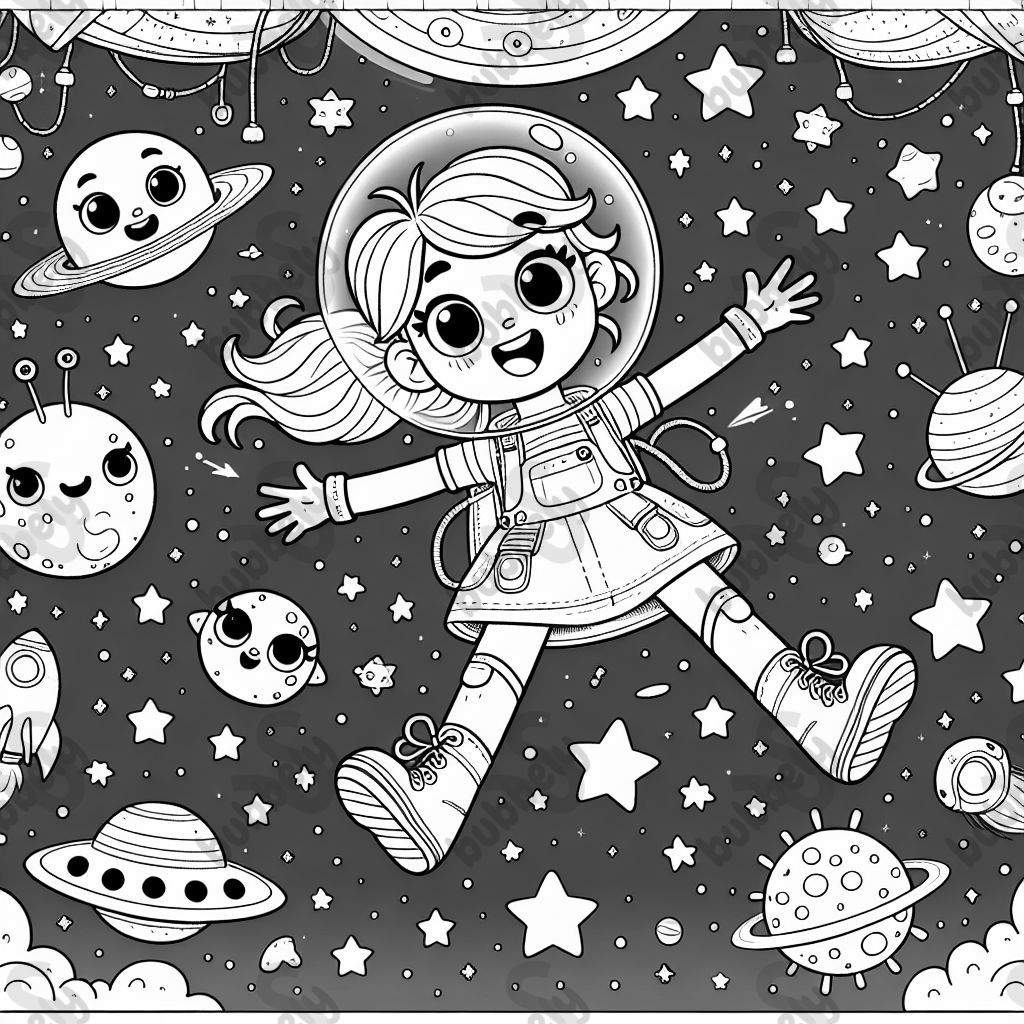 My name Amelia in space