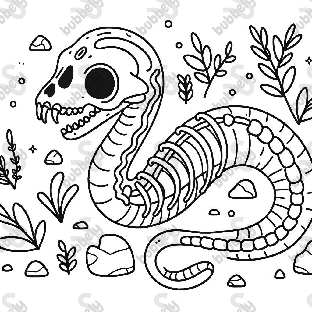 snake skeleton