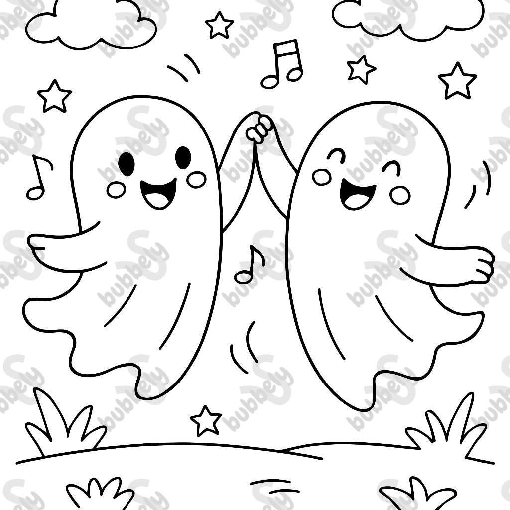 Twin ghosts dancing