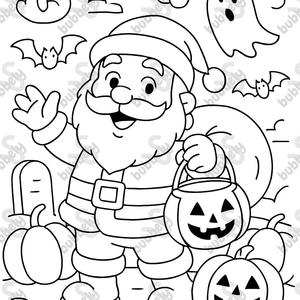 Halloween Santa