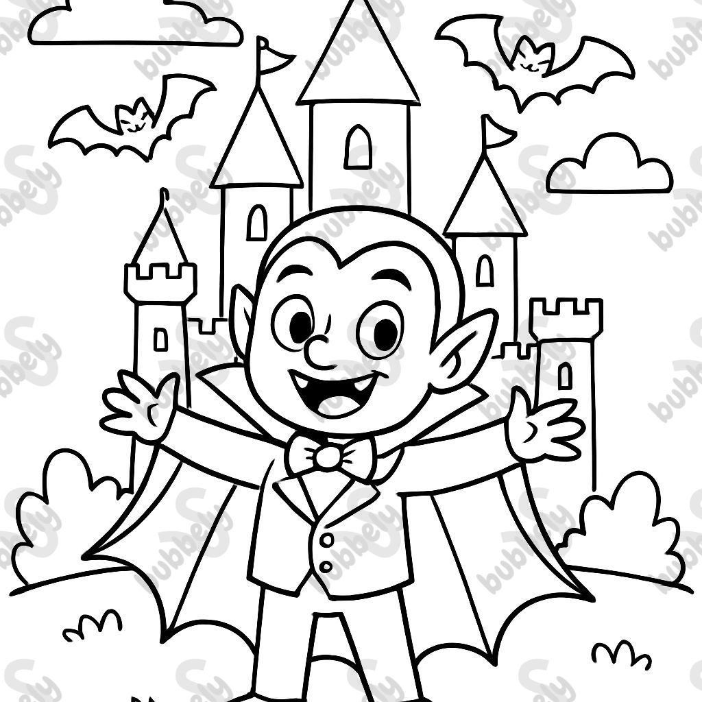 Comte Dracula avec Château