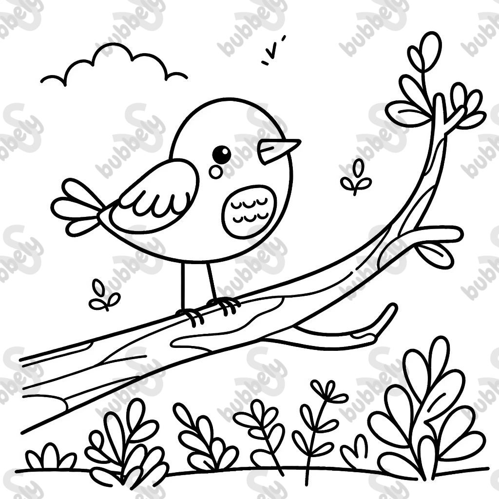 oiseau sur une branche