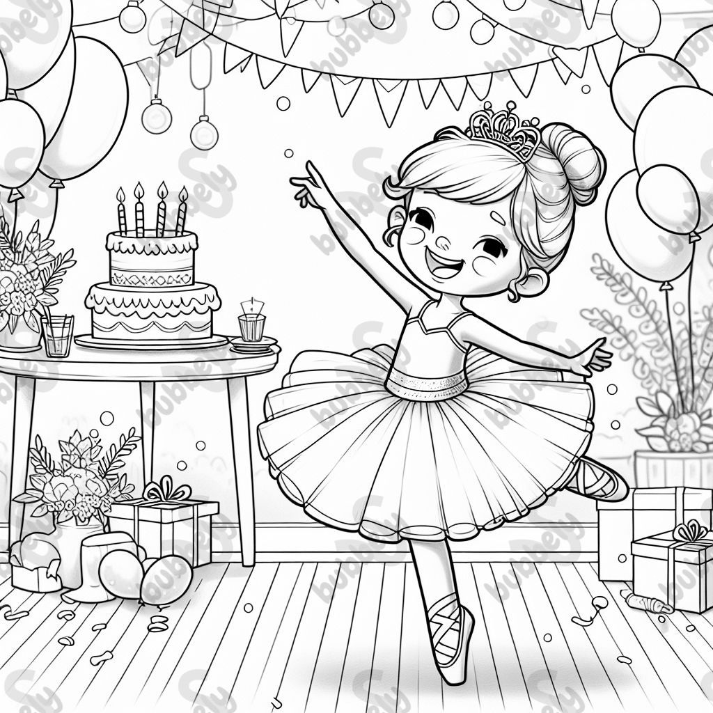 Ballerina named Ada Birthday Party
