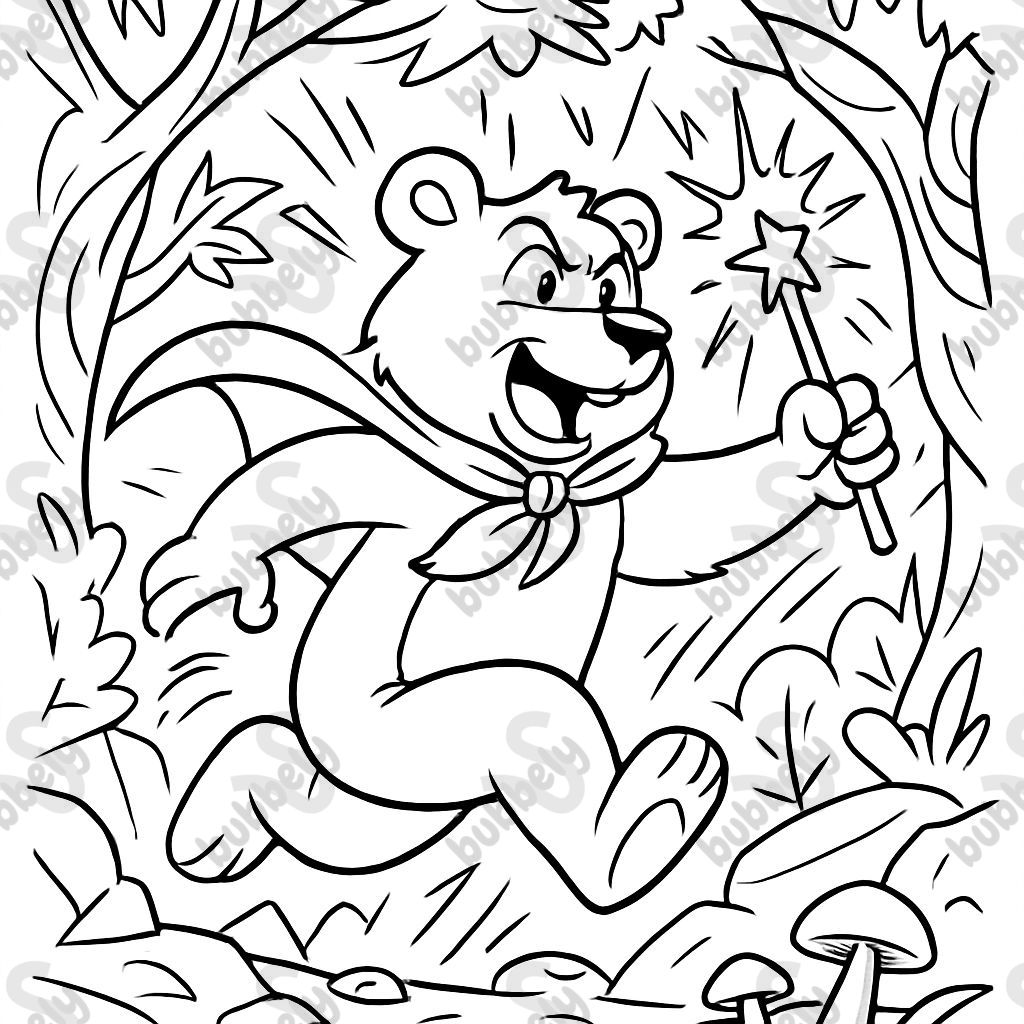 Bear in the Enchanted Forest