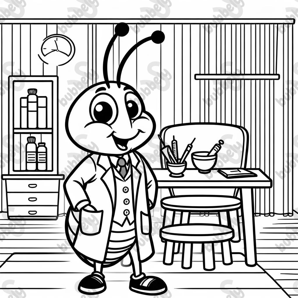 Cricket in Doctor coat