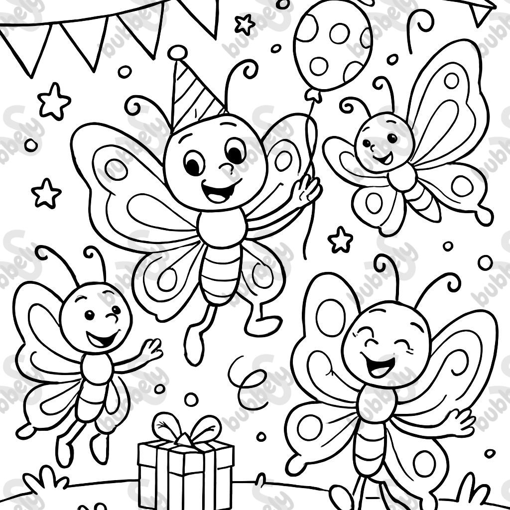 butterflies at a party butterflies at a party