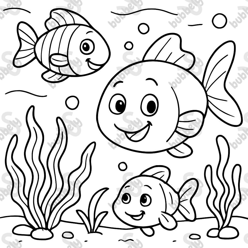 poissons et algues poissons et algues