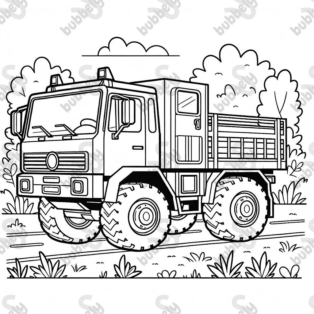 Einen Unimog br417