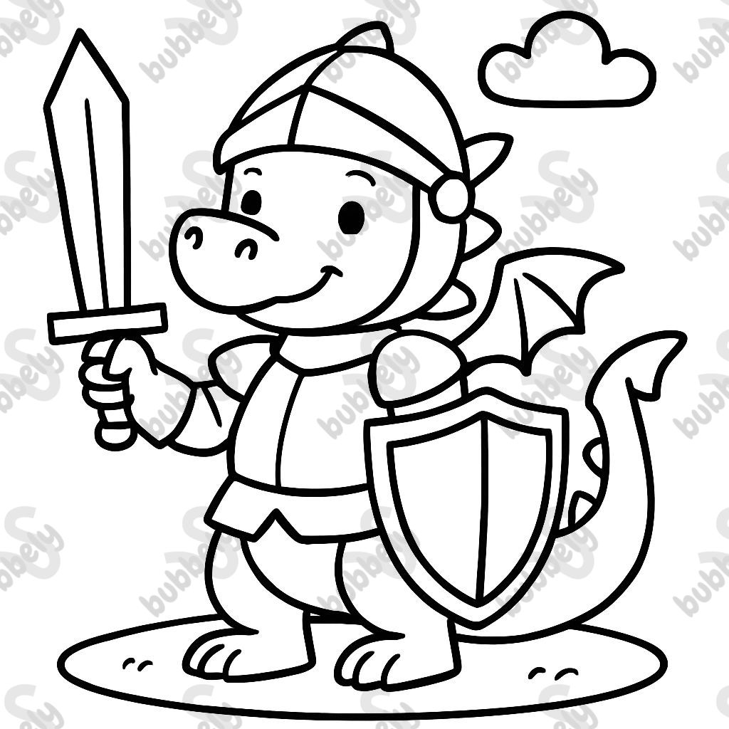 DRAGON EN ARMURE DRAGON EN ARMURE