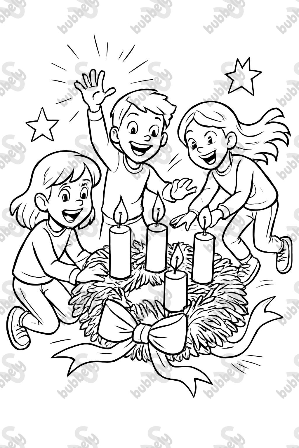 an Advent wreath an Advent wreath