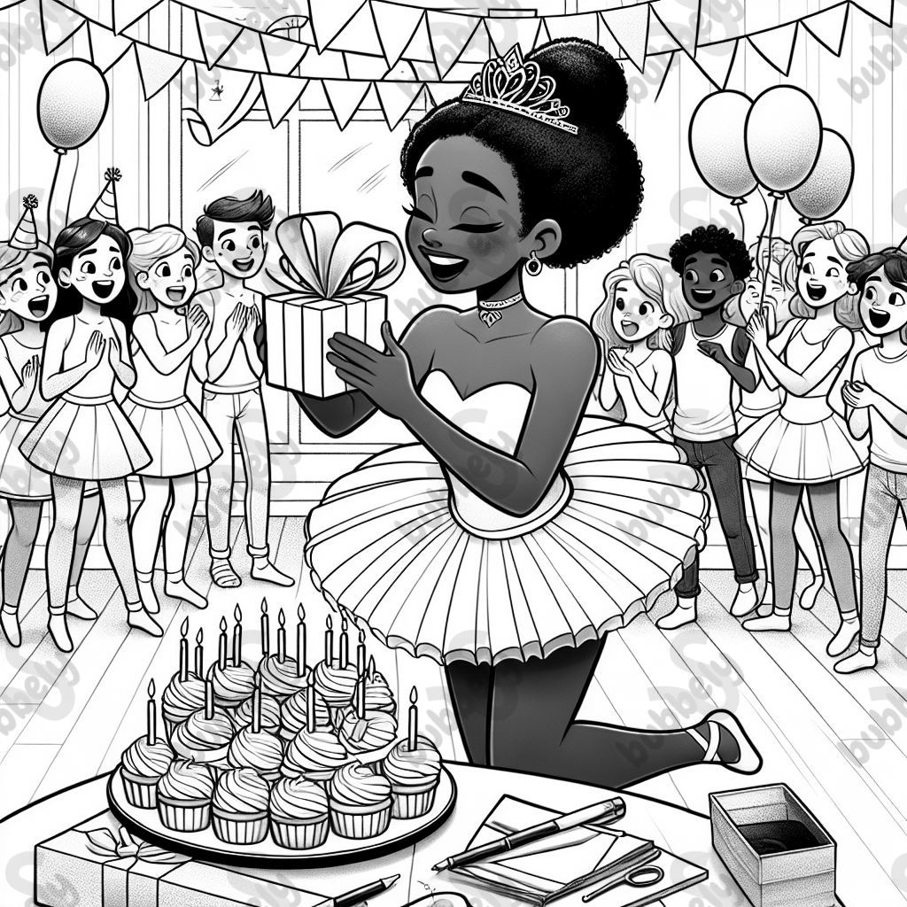 A ballerinas birthday party